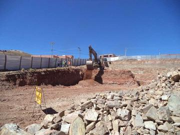 La próxima semana acaba el movimiento de tierras del nuevo hospital 