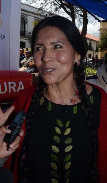 Luzmila  Carpio dará  conciertos  en La Paz