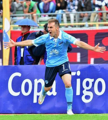 Iván Borghello gritó su gol de esta forma.