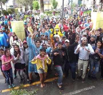 La juventud Los Perros demostraron entusiasmo.