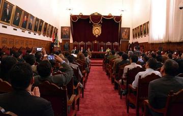 El acto celebrado ayer tuvo la presencia de altos representantes de los órganos Judicial, Ejecutivo y Legislativo.