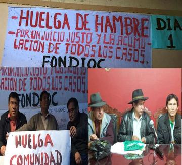 Fondo: dos piquetes de huelga piden investigar a Achacollo