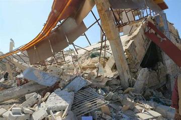 Un hospital de la organización Médicos Sin Fronteras en Maarat Al Numan, fue alzanzado ayer.