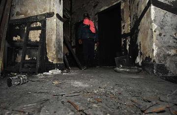 Así quedó el interior del edificio de la alcaldía de El Alto.