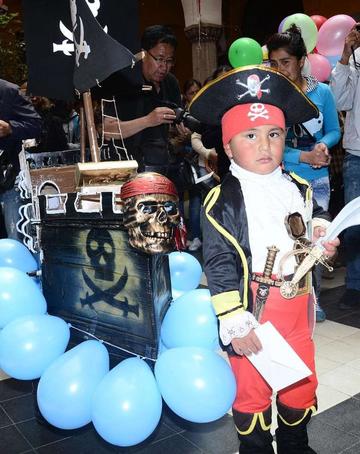 Josué Berrios ganó el primer premio del corso infantil.