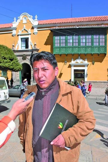 Marco Antonio Pumari en declaraciones a el Potosí.