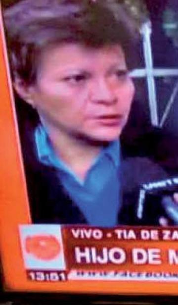 Tía de Gabriela Zapata asegura que el hijo de Morales está vivo