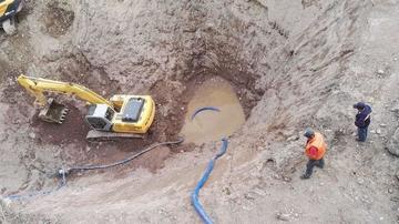 Los funcionarios de la Alcaldía llegaron al embovedado antiguo.