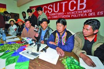 Pese al referéndum la Csutcb quiere la reelección de Morales