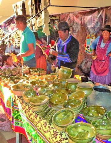 Las artesanías se mostrará en Sucre.