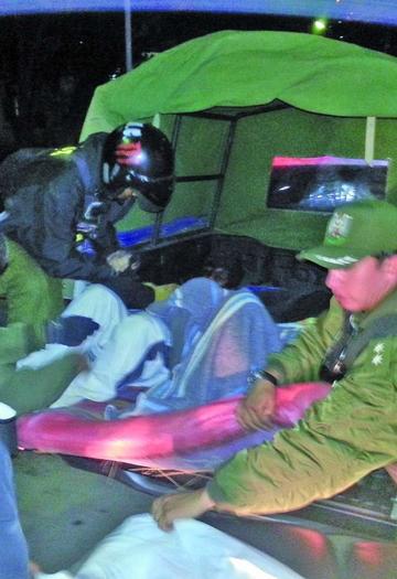 La Policía actúo de manera inmediata.