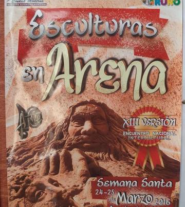 Artistas crearán esculturas de arena dos días en Oruro