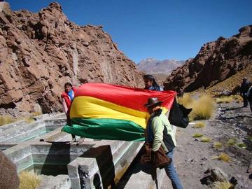 En territorio chileno fue construido el desarenador para posteriormente ir por una tubería.