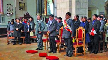 El tedéum celebrado en San Francisco fue un espacio de recogimiento espiritual.