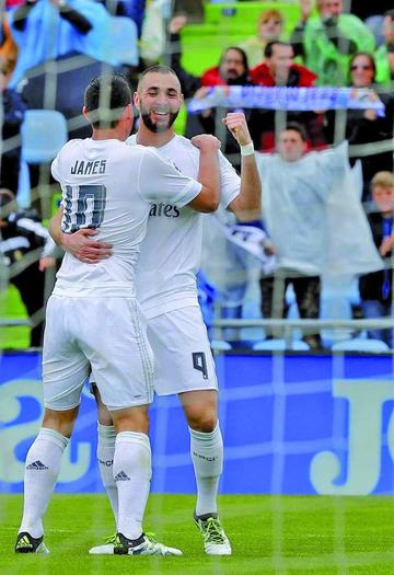Real Madrid golea a Getafe