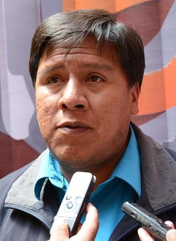 El alcalde Williams Cervantes.