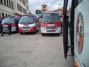 Los buses trabajarían solo para el uso de los alumnos de esta universidad.