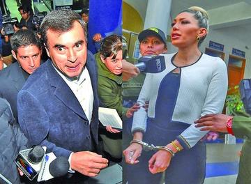 El titular del ministerio de la Presidencia negó varias veces conocer a la exnovia del presidente.