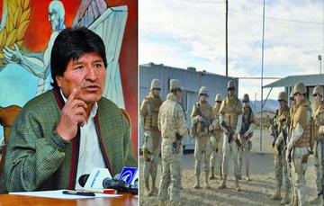 Evo dice que instalación de base militar chilena es una agresión 