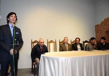 El presidente de la Asociación de Periodistas, Douglas Romay.