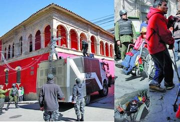 El hecho ocurrió en el punto de acceso al kilometro cero ubicado entre las calles Yanacocha y Comercio.