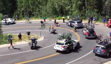 Se suspende la Vuelta Ciclista a Bélgica por accidente