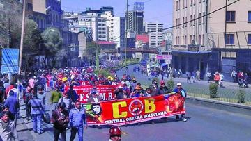 COB anuncia radicalizar las medidas de protesta