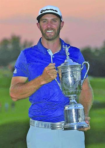 Dustin Johnson conquista el Abierto de Golf de EE.UU.