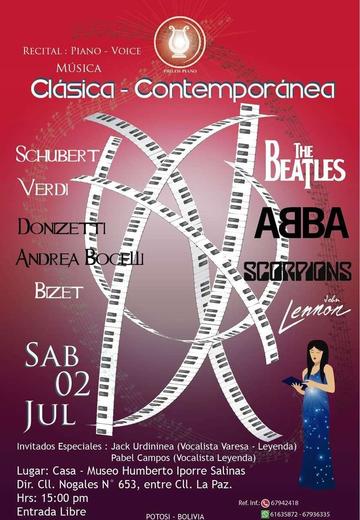 Mañana es la fusión de piano y canto