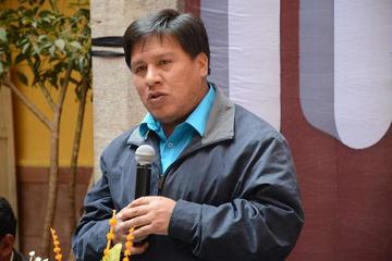 El alcalde Williams Cervantes.