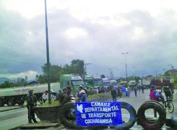 El transporte pesado confirma bloqueos desde el 18 de julio