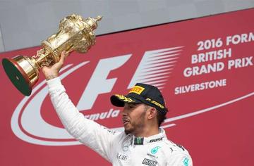 El piloto británico Lewis Hamilton