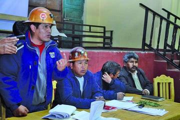 El ampliado de la Central Obrera Departamental de Potosí.