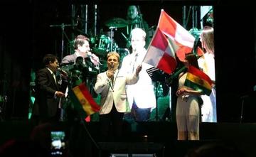 Los potosinos disfrutaron del concierto de Cristian Castro.