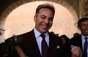 Cristian Castro en la Casa de la Moneda.