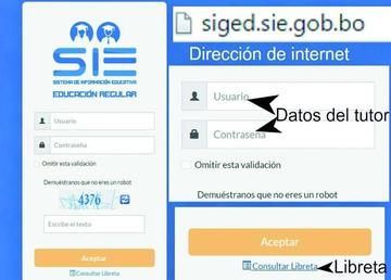 La página de internet será habilitada con los datos de los estudiantes.