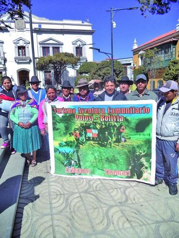 Los comunarios impulsan el proyecto turístico.