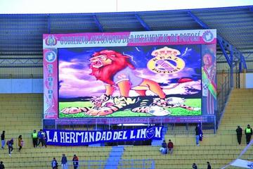 La pantalla gráfica el triunfo de los locales .