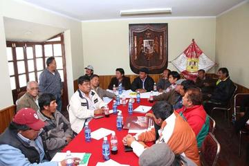 La reunión de los comités cívicos del país.