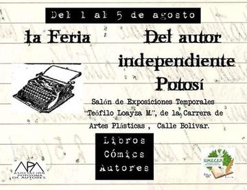 Los escritores potosinos organizan la primera feria del libro independiente