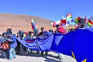 Asambleístas del país se reunieron ayer en la zona de Quetena.