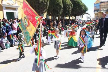 Niños de 57 escuelas de nivel inicial rinden homenaje a la Bandera 