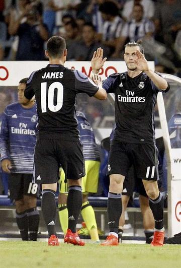 Bale y Asensio lideran la victoria del Real Madrid en Anoeta