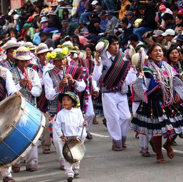 La danza Pascua Caja Rueda, de Puna.
