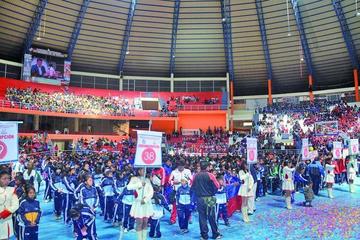 Los deportistas en la inauguracion en la anterior edición de los Pluris.