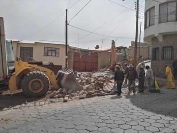 Alcaldía rehabilita la calle final Bolívar  