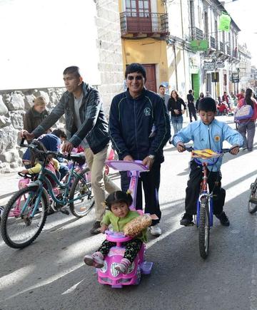 Mañana Potosí vivirá el día del peatón y del ciclista