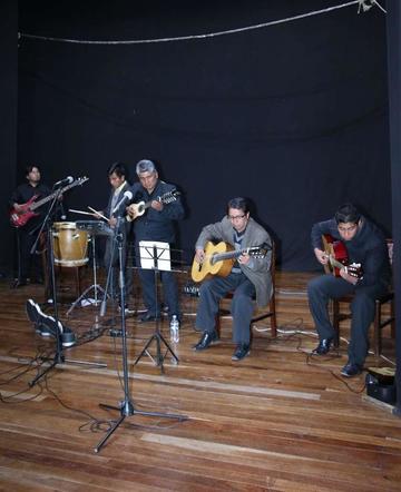 Los músicos que actuaron en el recital.