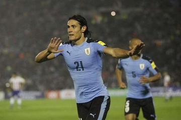 Los jugadores guaraníes celebran el triunfo.