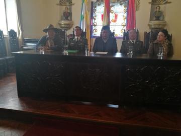 El programa de posesión se desarrolló en ambientes de la Gobernación.